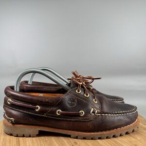 Timberland Women's Leather Classic Amherst 2 Eye Boat Shoes Size 9.5 M